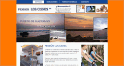 Desktop Screenshot of pensionloscisnes.com